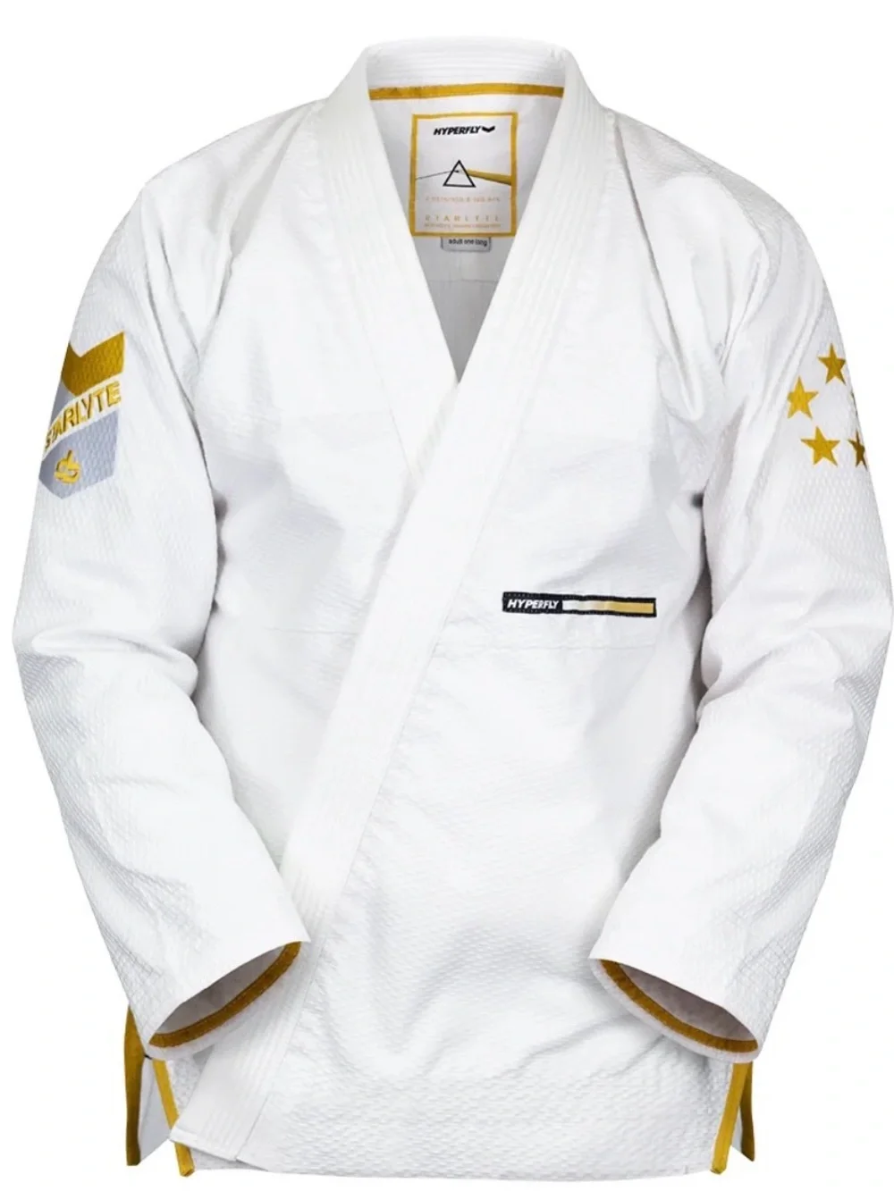 Starlyte ll Gold White BJJ Gi